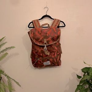 Poler Outdoor Stuff Orange / Brown Camo Backpack
